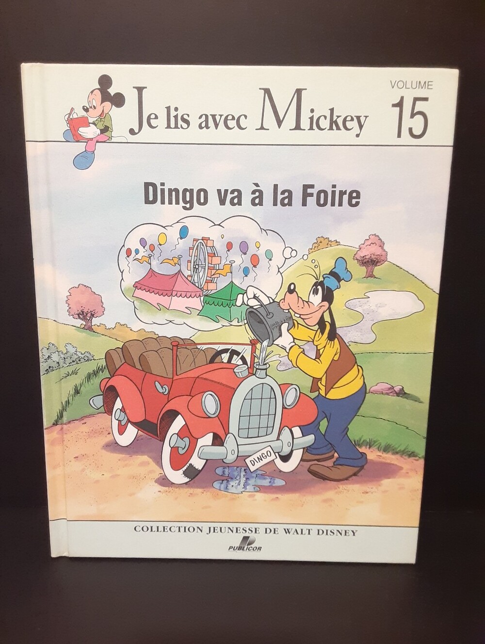 Vintage 1991 French Walt Disney Dingo va à la Foire Book Volume 15